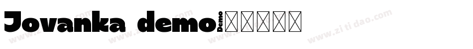 Jovanka demo字体转换